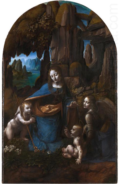 Virgin of the Rocks,completed (mk08), LEONARDO da Vinci